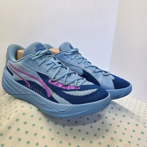 Scarpe da corsa PUMA NXTPRO Allpro da uomo taglia 10 blu cipria rosa colorazione nitro - Foto 1 di 20