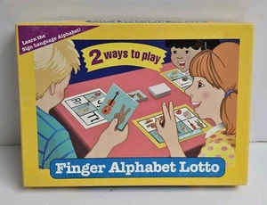 Lotto Alfabeto Dito Imparare Alfabeto E Lingua dei Segni Gioco Abbinato - Foto 1 di 3