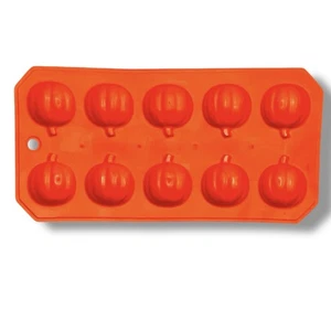 MOLDE DE SILICONA CARAMELO CHOCOLATE CARAMELO HIELO CALABAZA CAÍDA Jello Shot 10 cavidades manzana - Imagen 1 de 5