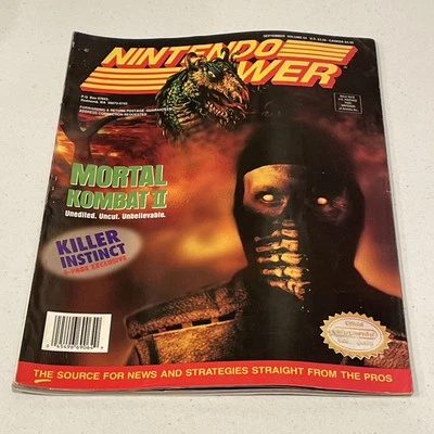 1994 - Nintendo Power - Vol. 64 - Mortal Kombat II - W/ Poster & Cards - Image 1 of 4