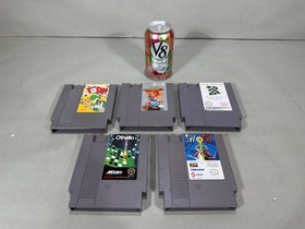 5 Vintage Nintendo NES Yoshi Goonies Spy Othello Video Console Game Cartridges