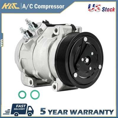 Compresor de aire acondicionado compatible con Ram 1500 2014 3,6 L V6 Ram 2500/3500 11-23 6,7 L L6 178313 Foto 1 de 4