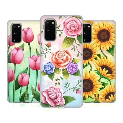 HEAD CASE DESIGNS ORGANIC FLORALS SOFT GEL CASE FOR SAMSUNG PHONES 1 - Image 1 of 4