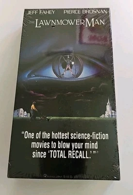 The Lawnmower Man VHS SEALED Watermarks New Line Cinema Jeff Fahey VTG  - Image 1 of 4