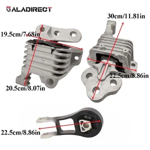 Juego completo de soportes de motor y transmisión de 2,4 L para Jeep Cherokee 2014-2019 - Imagen 1 de 9