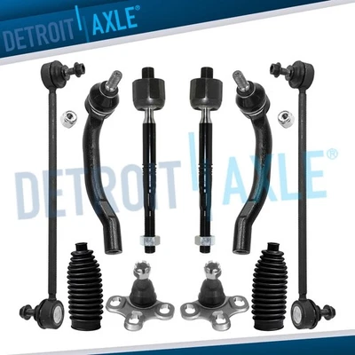 10pc Front Sway Bars Tie Rods Lower Ball Joints Kit for 2018-2022 Honda Accord - Image 1 of 4