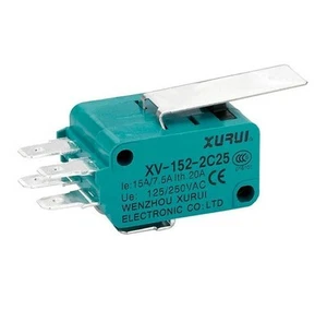 1 x XV-152-2C25 NO NC Basic Micro Switch SPDT Straight Lever Type Bolt Terminal - Picture 1 of 4