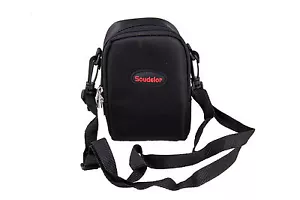 Funda negra de nailon para cámara para Panasonic TZ80 GX80 / Fuji X70 - Imagen 1 de 1