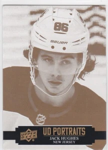 21/22 UD..JACK HUGHES..PORTRAITS..CARD # P-8..DEVILS..FREE COMBINED SHIP - Picture 1 of 1