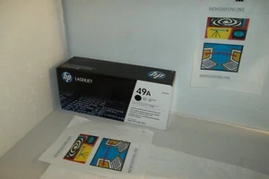 HP 49A Black Toner Cartridges 2.5K 1160 1320 1320nw 3390 3392 Q5949A Genuine NEW - Picture 1 of 11