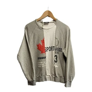 Dsquared2 Kids Boys Dsquared2 Sweater White Stripe Gray 16 Years - Picture 1 of 8