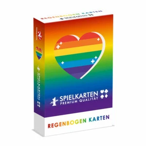 Winning Moves No1 Spielkarten Rainbow Kartenspiel Skatspiel Französisches Blatt - Bild 1 von 2
