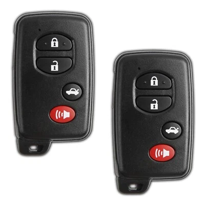2 Replacement For Toyota Camry Corolla Avalon Key HYQ14AAB 4 Button 2007-2013 - Image 1 of 3