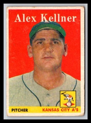 1958 Topps #3 Alex Kellner FR or Better - Image 1 of 2
