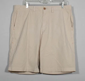 Tommy Bahama beige lässige flache Vorderseite Herrenshorts Größe 35 - Bild 1 von 5
