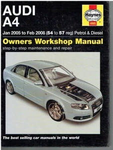AUDI A4 (B7) 1.8 2.0 PETROL 1.9 2.0 DIESEL 2005-08 REPAIR MANUAL *VGC HARDBACK* - Picture 1 of 1