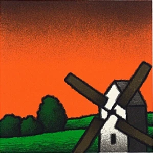 Tino STEFANONI:Serigrafia a colori, arte moderna, paesaggio, design, arredamento - Foto 1 di 8