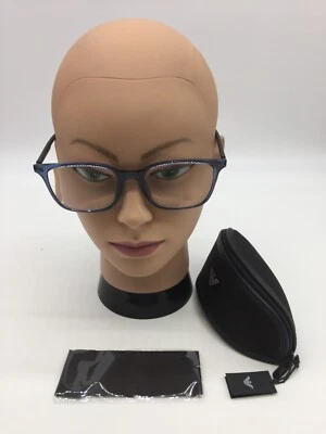 Очки Emporio Armani EA3242U 6108 54-19-145 глянцевые прозрачные синие - Изображение 1 из 4