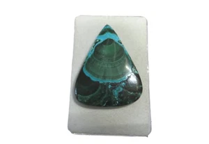 Malachit Chrysokoll Cabochon 37,5x28,6 mm 50 ct. N. U30400 - Foto 1 di 1