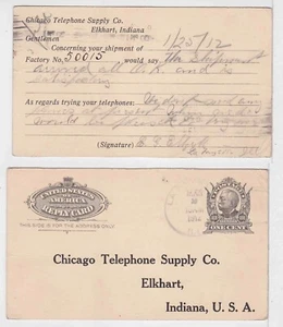 TurtlesTradingPost- Indiana- Elkhart, IN 1914 - Chicago Telephone Supply Co - Picture 1 of 3