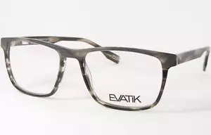 EVATIK 9149 995 Grey Stripe EYEGLASSES GLASSES PLASTIC FRAME 55-18-145mm - Picture 1 of 11