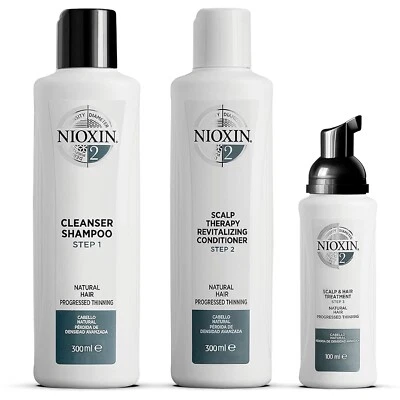 Nioxin System 2 Kit for Natural Hair with Progressed & Advanced Thinning Hair - Image 1 of 3