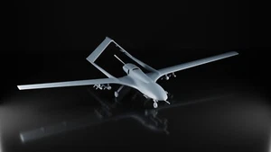 Bayraktar Akinci UAV - 1/100 - Turkish Army Drone - 3D Model - Resin Print - Imagen 1 de 3