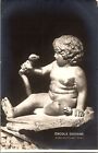 Sculpture, Young Hercules Choking Snake, Capitoline Museum Rome Vtg Postcard J24