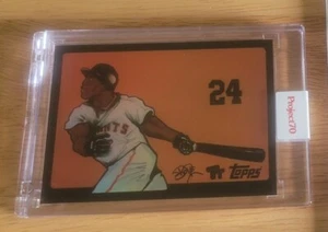 2021 Topps Project 70 #910 Willie Mays by Toy Tokyo Rainbow Foil 25/70 - Picture 1 of 2