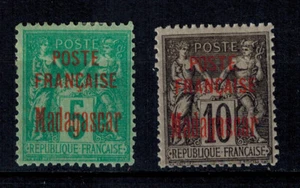 Briefmarke Madagaskar Kolonie Nr. 14 und 15 postfrisch * MH - Bild 1 von 1
