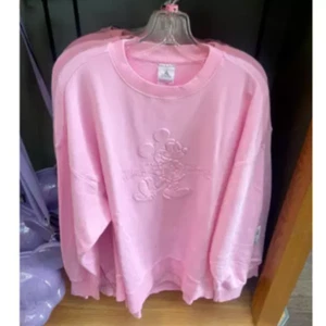 Walt Disney World Mickey Mouse Rosa Pullover Sweater Sweatshirt Erwachsene Gr. XS - Bild 1 von 2