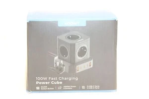VOOMY S100 9-in-1 Steckdosenwürfel Mit USB Steckdosenleiste 5-Fach Neu Rechnung - Photo 1/3
