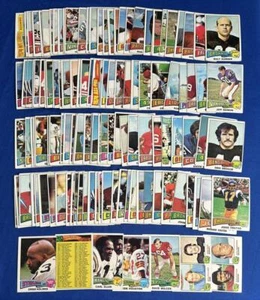 1975 Topps Football (129) Different Card Lot Low/Mid Grade GD/Good-VG to VG-EX a - Picture 1 of 8