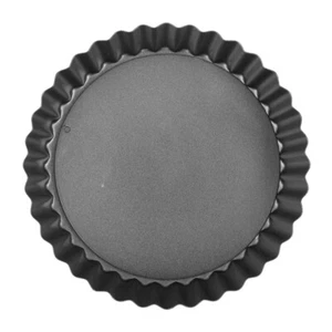 Quiche Pan 14 x 2cm Non-stick Loose Base Bakemaster Tarts Pies Cakes Bake - Picture 1 of 4