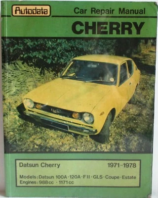 Autodata - Datsun Cherry / 1971 A 1978 Proprietari Riparazione Auto Manuale - - Immagine 1 di 4