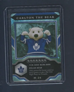 2021-22 Upper Deck MVP Hockey Mascots # M-26 Carlton The Bear - Picture 1 of 2