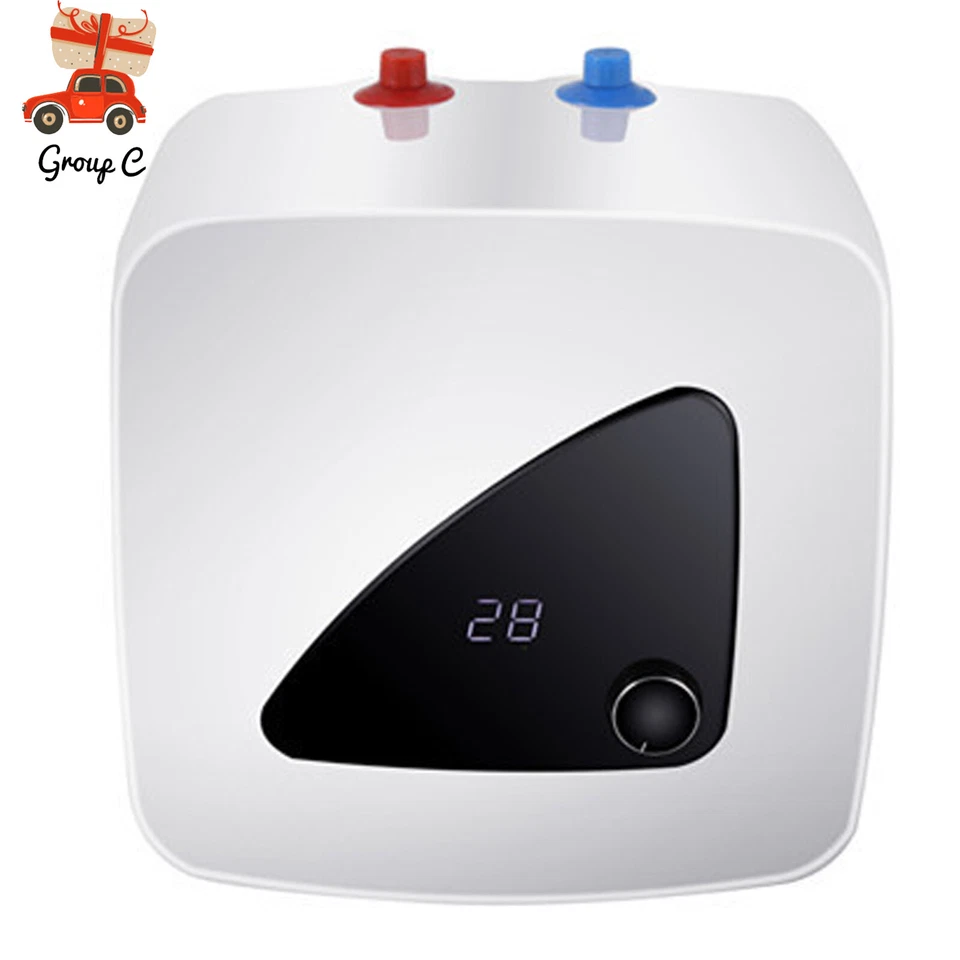 GDRASUYA10 1500W Instant Electric Hot Water Heater Shower Compact Mini-Tank Storage 8L 110V