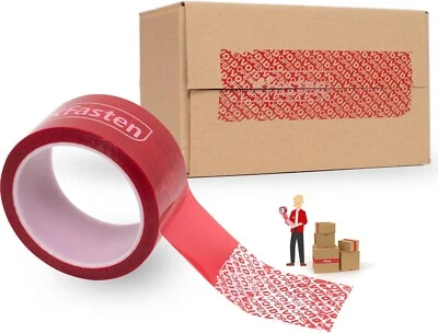 1 Roll 100% Total Transfer Tamper Evident Security Seal Tape 2 in x 55 Yds - Image 1 of 4