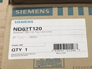 NEW SIEMENS ND62T120 - 1200AMP TRIP UNIT ONLY FOR ND FRAME - Picture 1 of 1