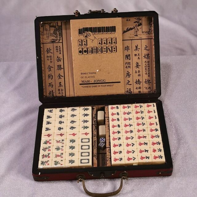 Kit Jogo Mahjong Completo Na