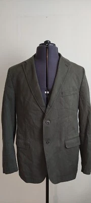 Bugatti Mens Casual Blazer Jacket 2 Button Cotton Brown Thicker Size 52 42 - Image 1 of 4