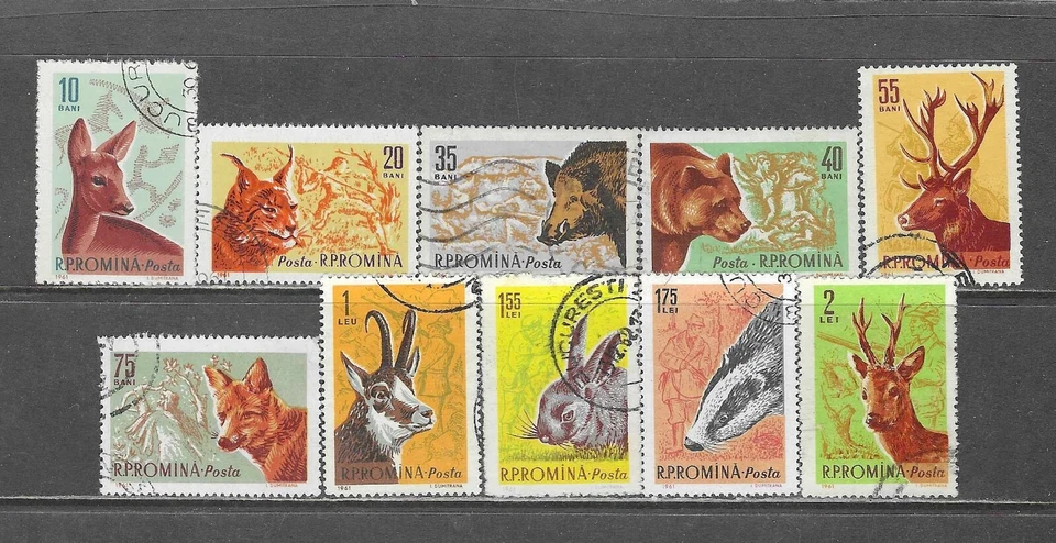 Romania 1961 Hunting complete set - Image 1 of 1