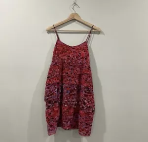 NWT Kensie Red Tier Layered Mini Dress Size 6 - Picture 1 of 10