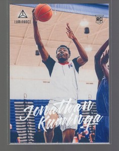 2021-22 Panini Chronicles Draft Picks Luminance #80 Jonathan Kuminga RC