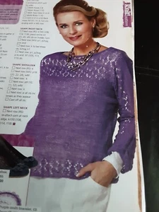 Fine Line, Knitting pattern for Ladies Antonia Sweater by Anniken Allis - Picture 1 of 3