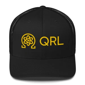 Quantum Resistant Trucker Cap QRL Ledger Crypto Trader Gift Embroidery Hat - Picture 1 of 12