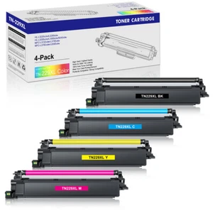 4PK TN229XL TN229 Toner Cartridge For Brother HL-L3280CDW MFC-L3780CDW L8395cdw - Picture 1 of 3
