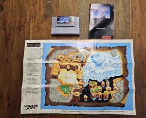 Final Fantasy Mystic Quest SNES Super Nintendo  W/MAP MANUAL  - Picture 1 of 6
