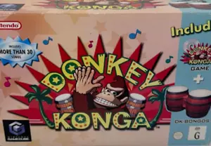 DONKEY KONGA - Nintendo GameCube, 2004 - BOXED - COMPLETE - AUS CODED - Picture 1 of 6