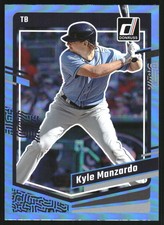 2023 Donruss Holo Carolina Blue #147 Kyle Manzardo